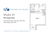 Studio S1 Floor Plan Studio S1 Floor Plan